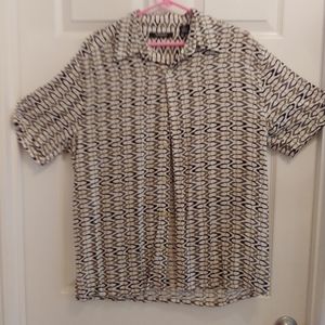 Mens short sleeve fashion shirt